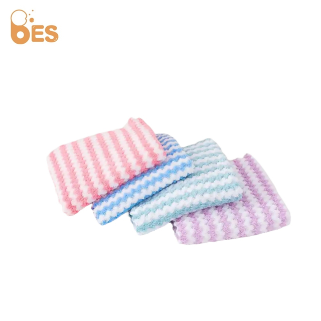 Microfiber Dishwashing Cloth Rag Cleaning Towel Household Cleaning Water Absorption Oil-free Cleaning Cloth