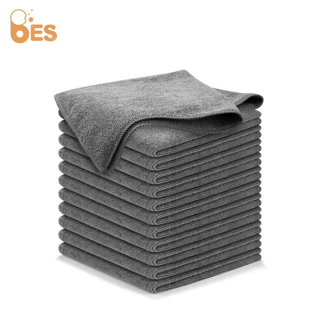 Premium Custom Print Microfiber Cleaning Cloth Microfiber Towel Microfiber Car Drying Towel