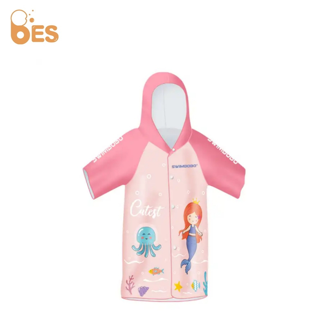 Fast Drying Skin-friendly Suitable For Kids Pool Swimming Microfiber Bathrobe