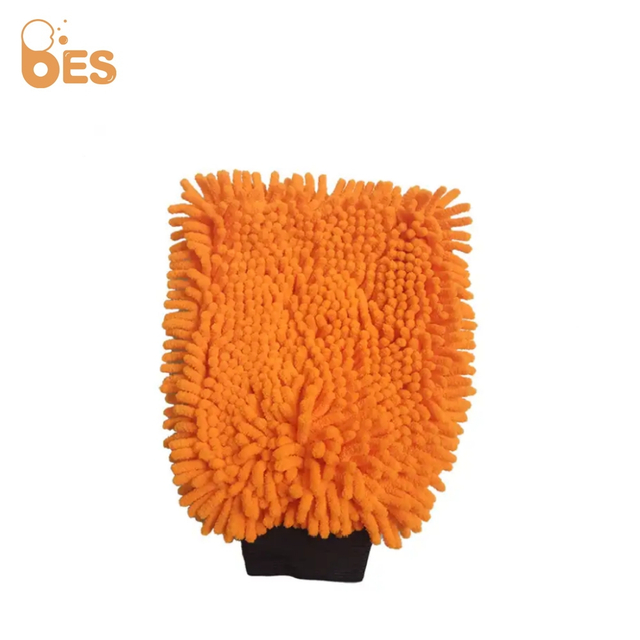 Great Durability And Chenille Cloth Wash Cleaning Factory Wholesale Clean Mitt Microfiber Car Polish Mitt
