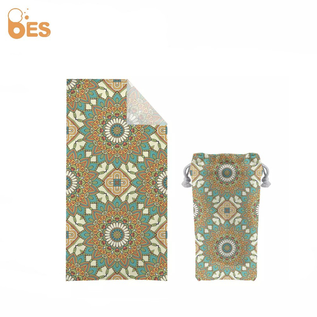 Quick Dry Print Microfiber Suede Sand Free Recycled Beach Towels