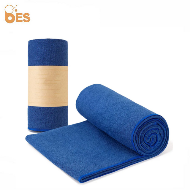 Yoga Towel Microfiber Non Slip Custom Logo Print Recycled Polyester 