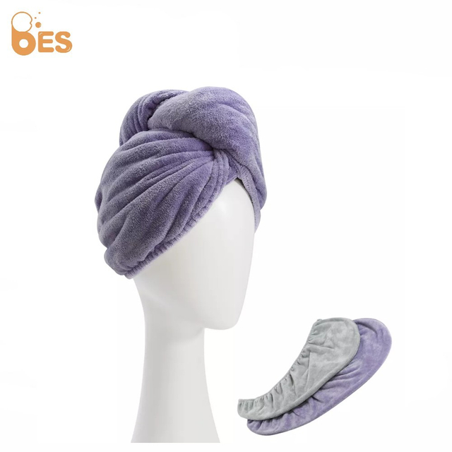 Wholesale High Quality Hair Drying Cloth Microfibre Head Wrap