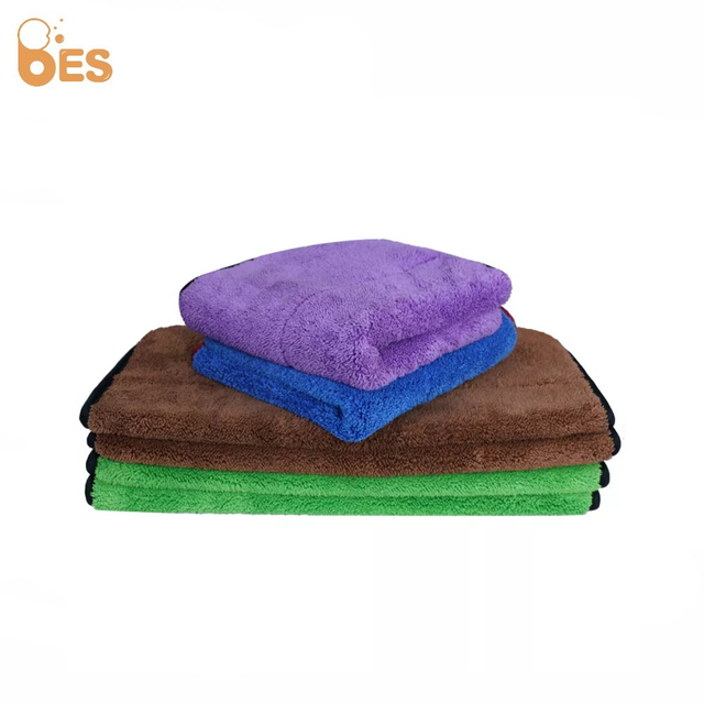 Custom High Quality Thicken Quick Dry Microfiber Car Wash Cleaning Towel